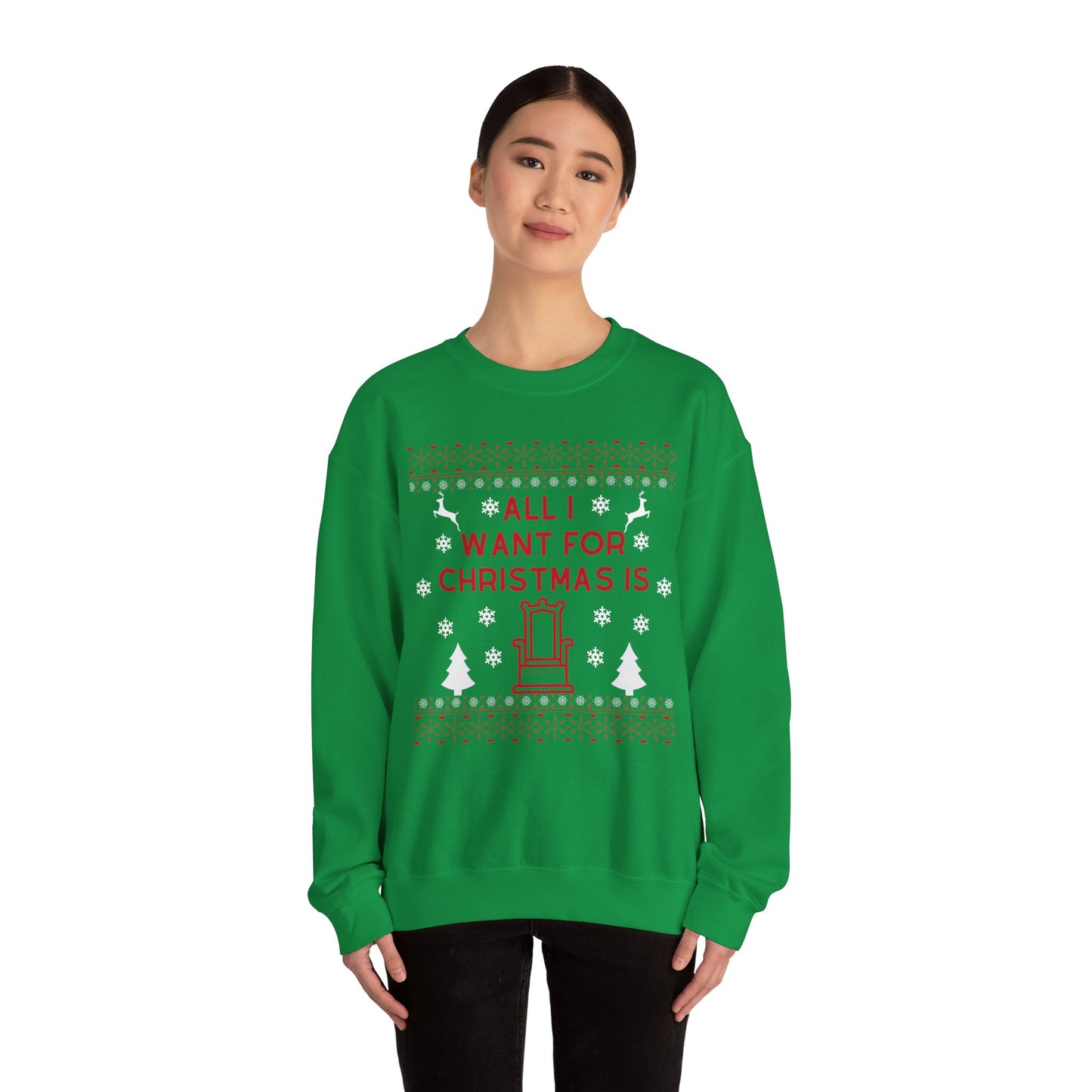 Throne Scene Ugly Holiday Sweater