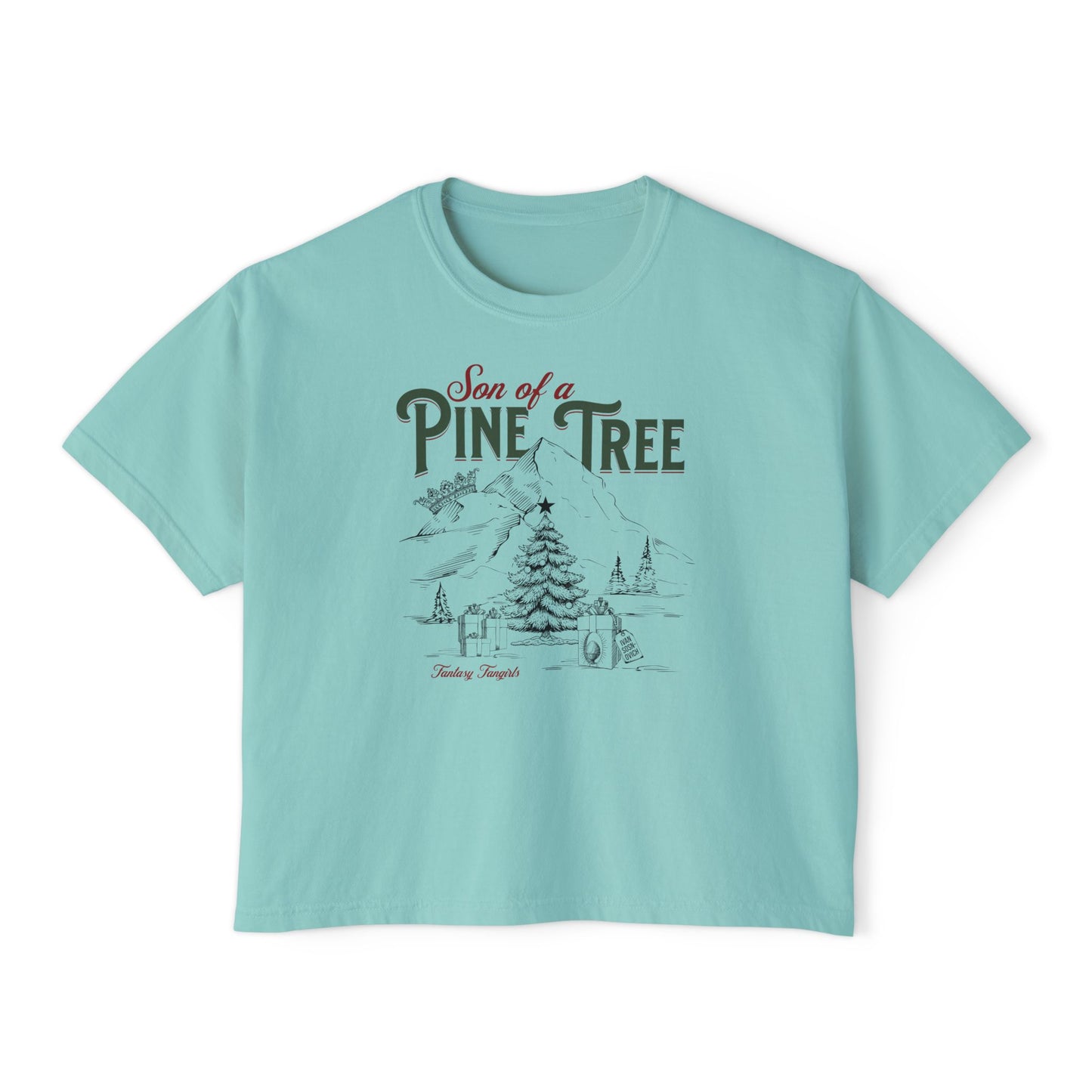 Son of a Pine Tree Sketch Women's Crop Top
