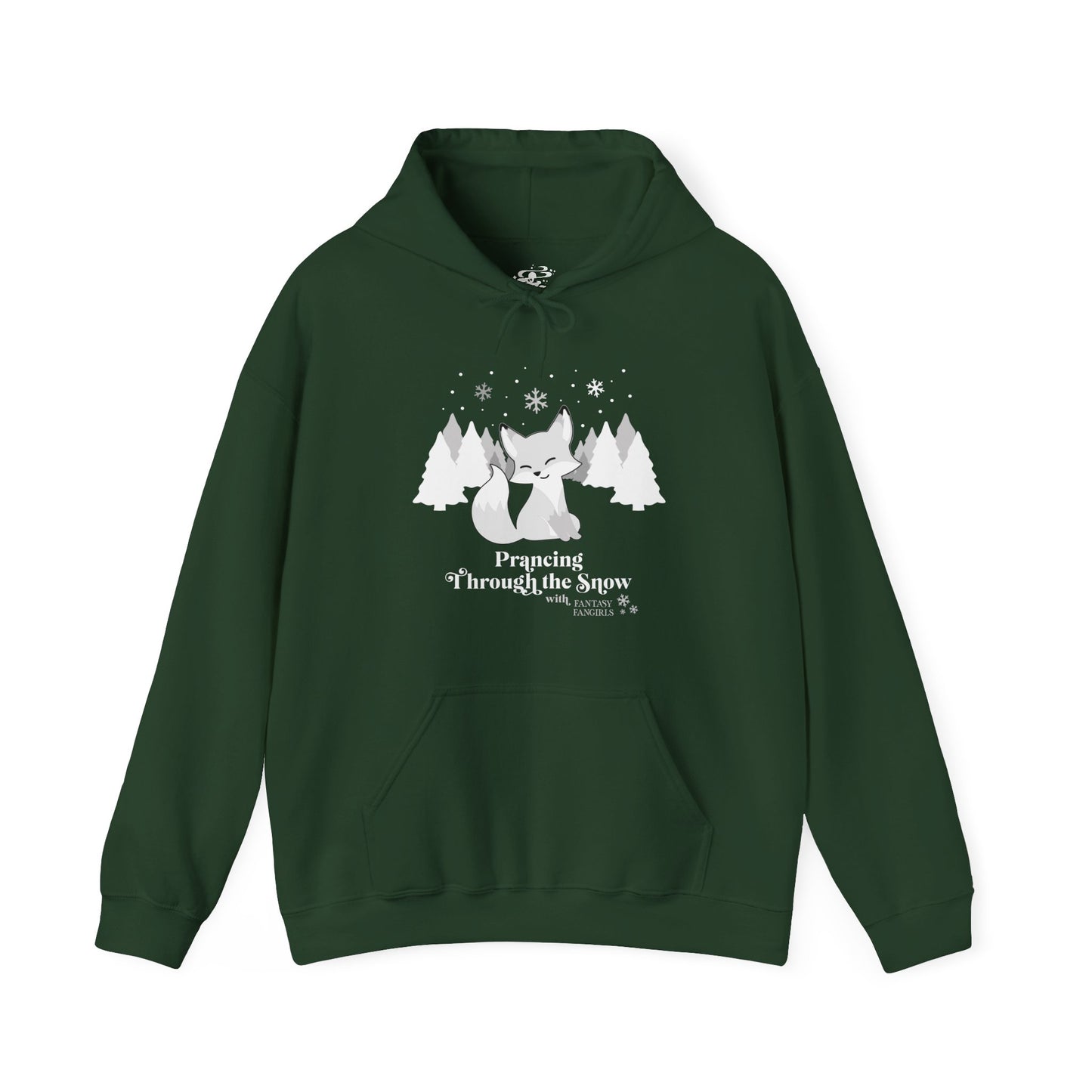 Prancing Through the Snow Unisex Hooded Sweatshirt
