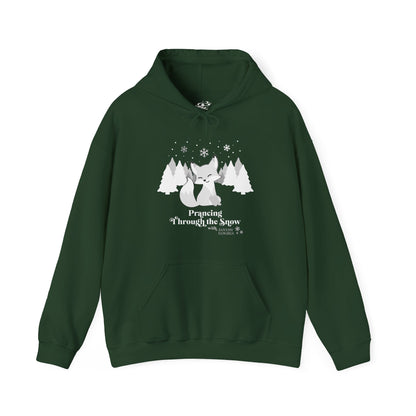 Prancing Through the Snow Unisex Hooded Sweatshirt