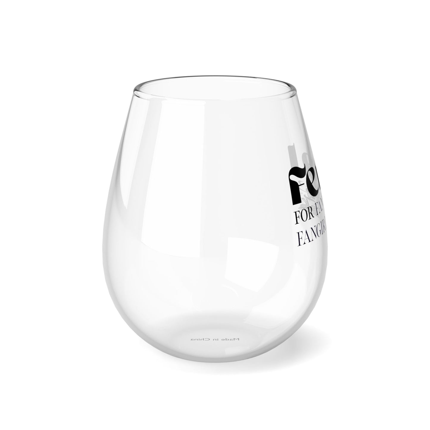 Feral for FFG Stemless Wine Glass