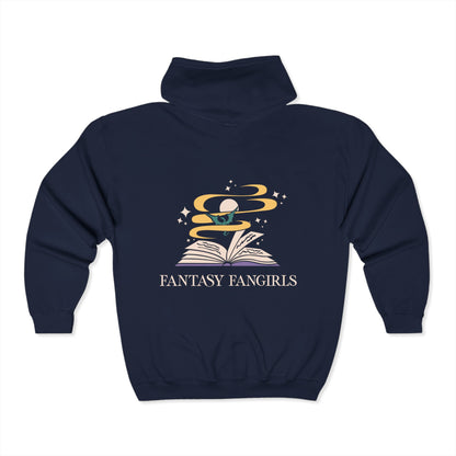 Fantasy Fangirls Logo Unisex Zip-Up Hoodie