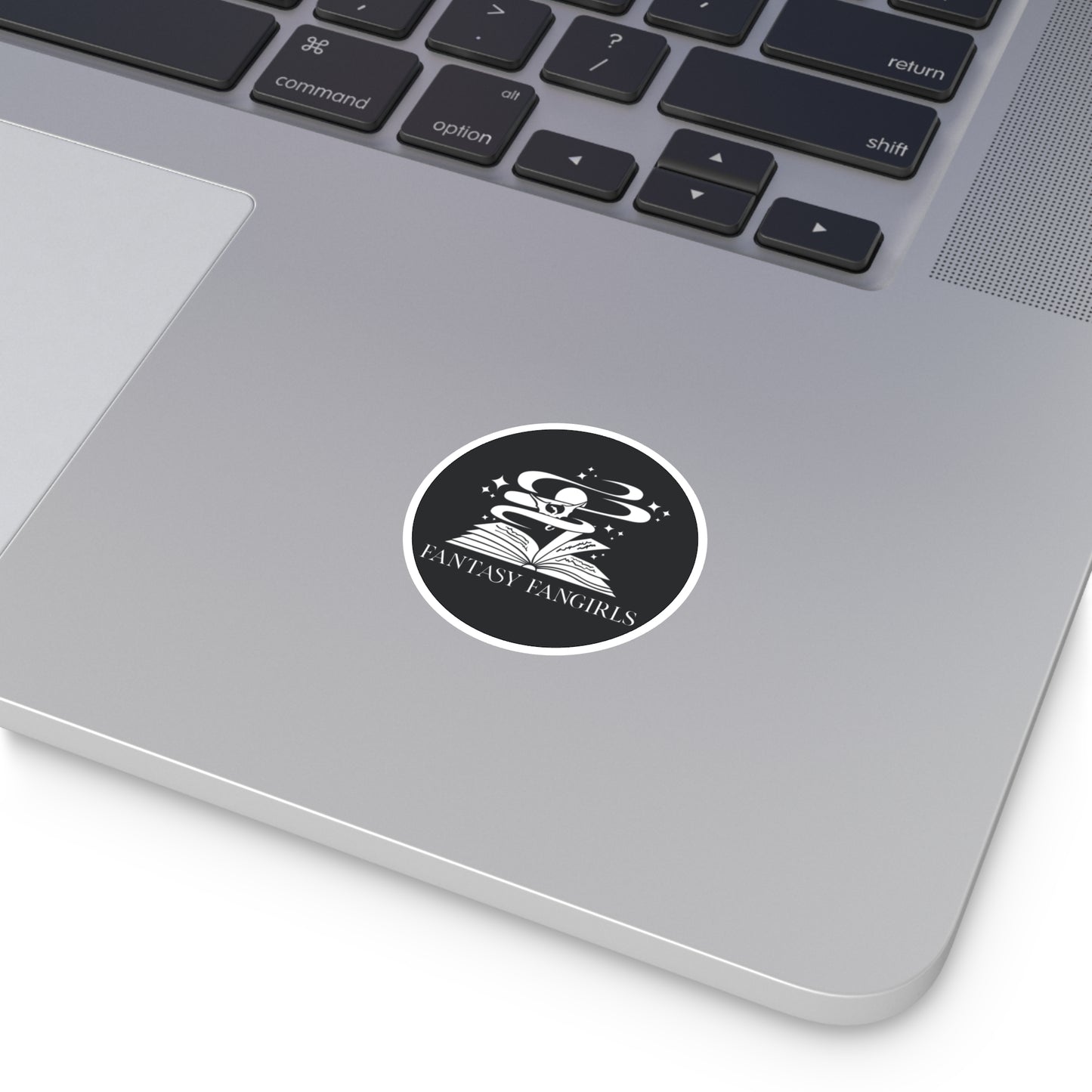 Fantasy Fangirls Round Sticker (White)