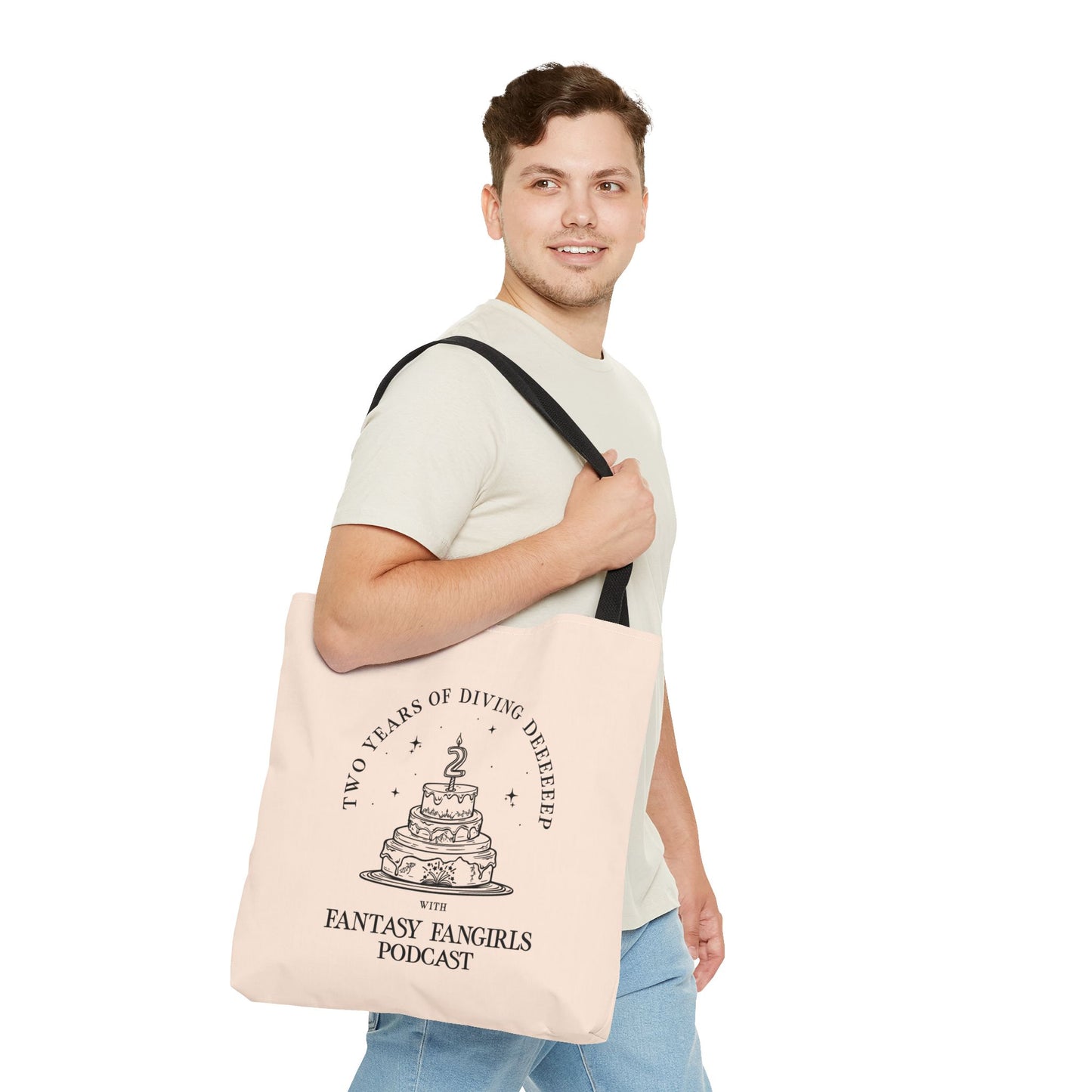 LIMITED TIME: 2 Year Anniversary Birthday Cake Tote Bag