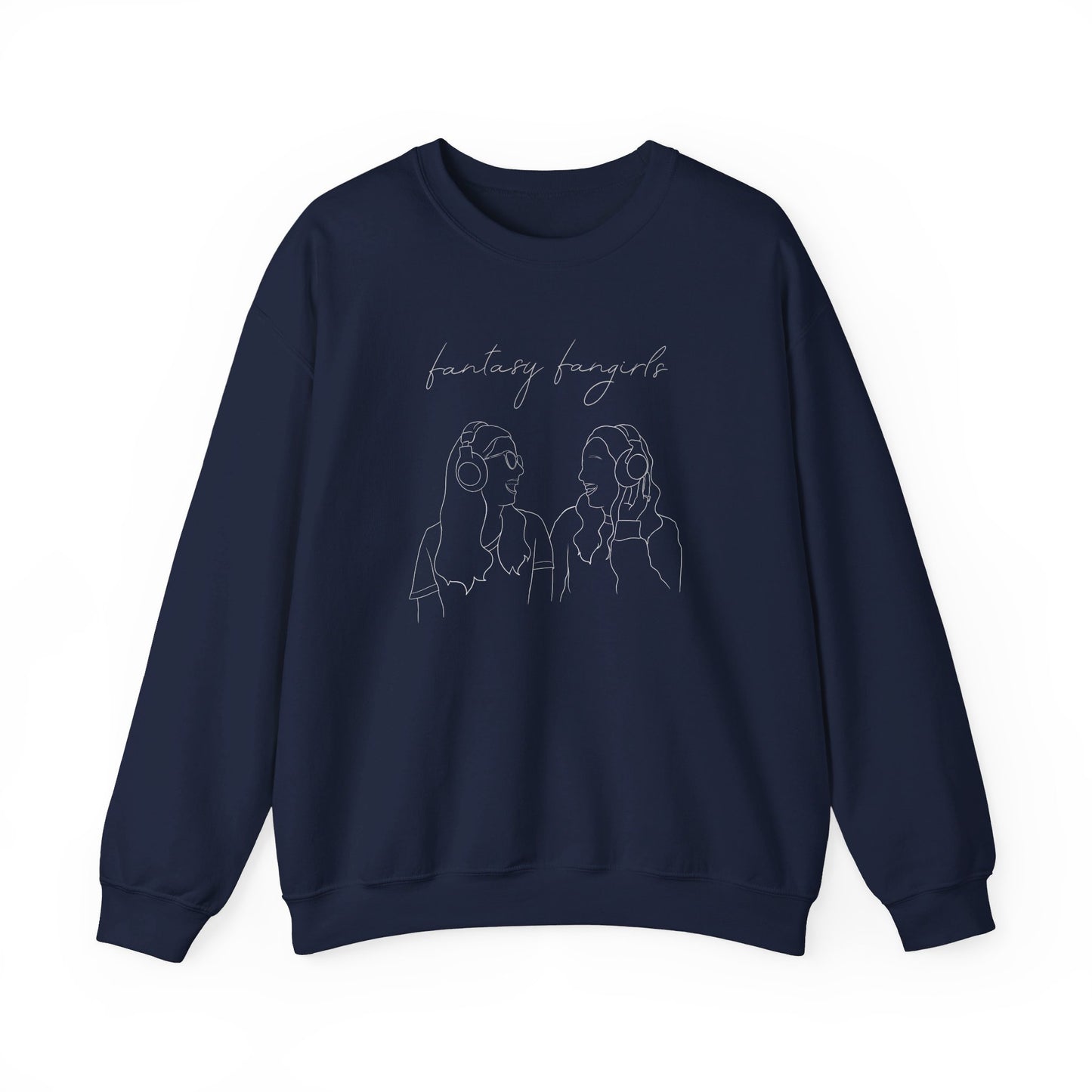 Fantasy Fangirls Minimalist Unisex Crewneck Sweatshirt