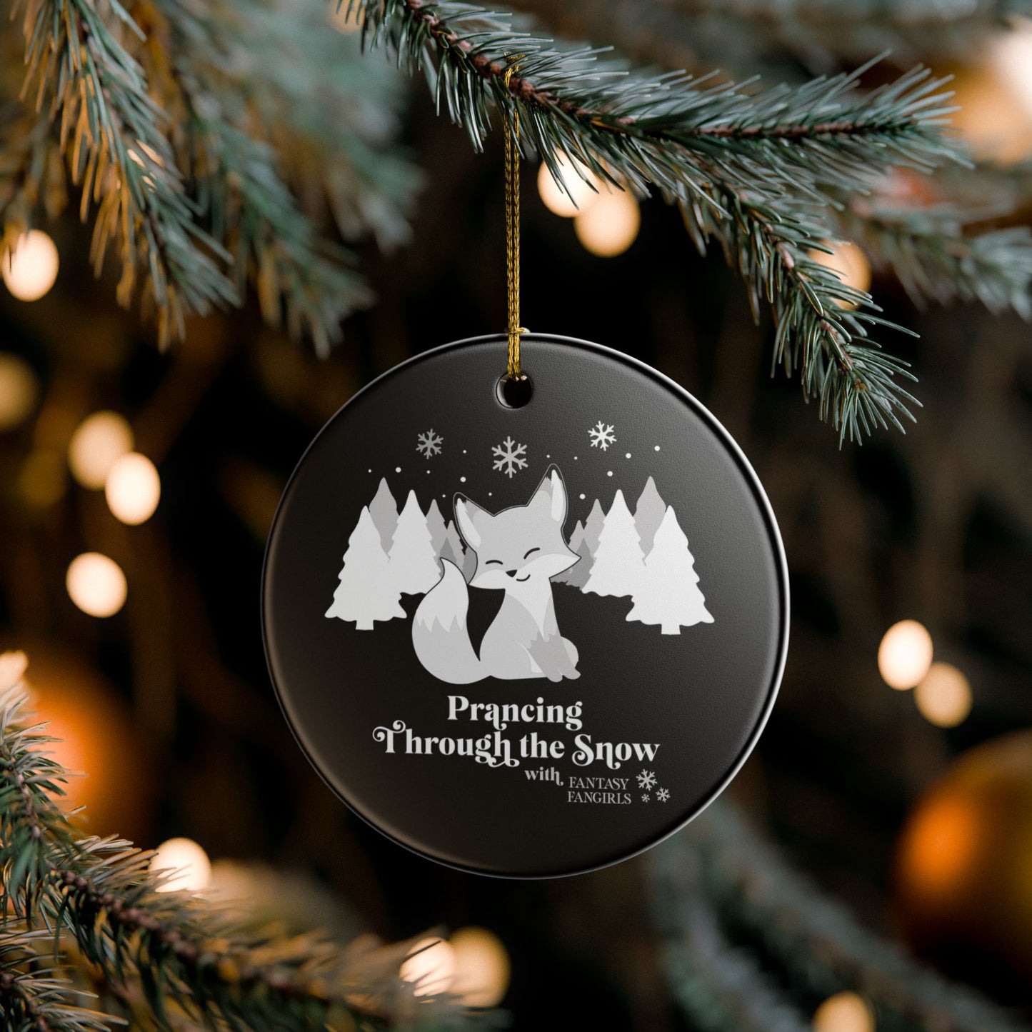 Prancing Through the Snow Ornament