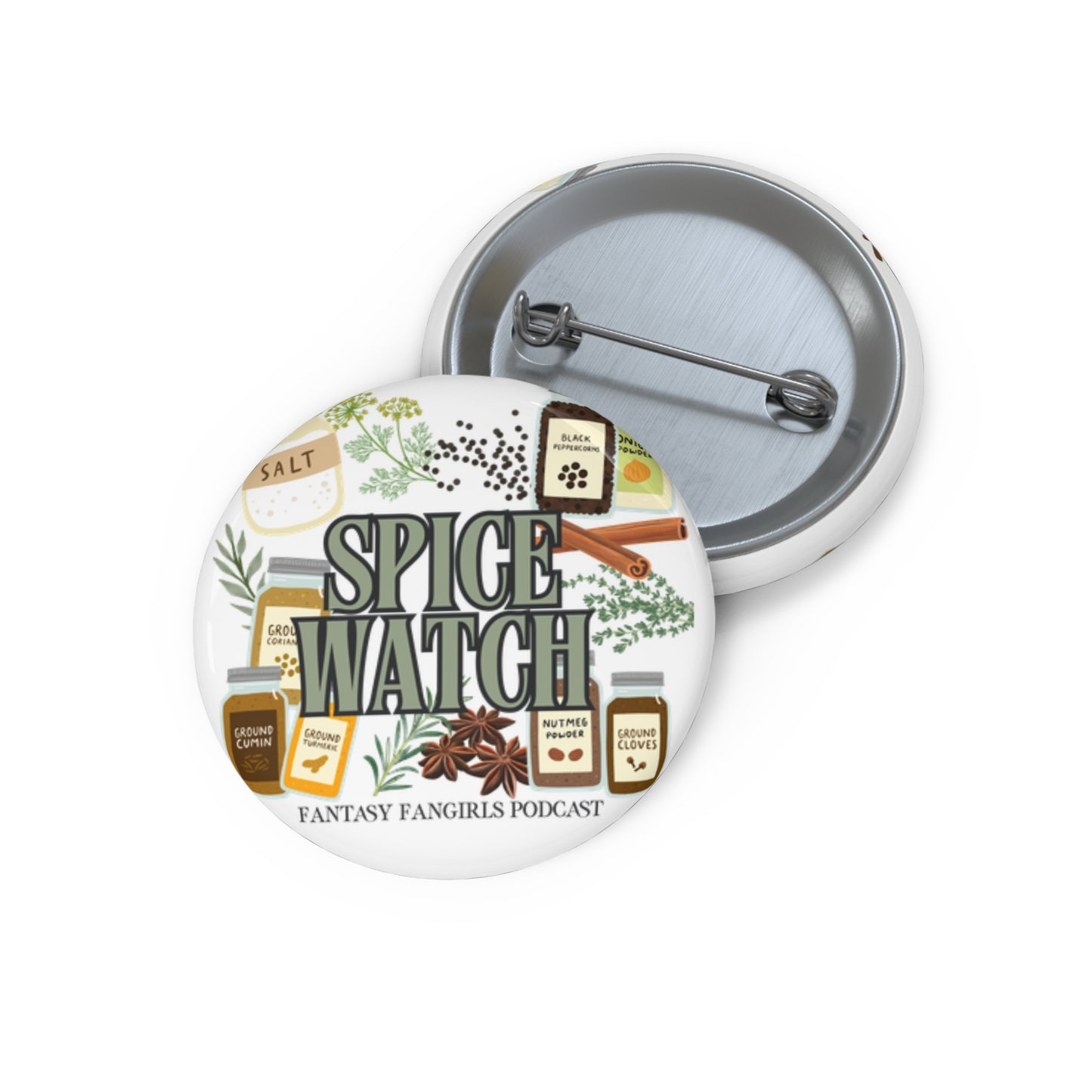 Spice Watch Pin Button