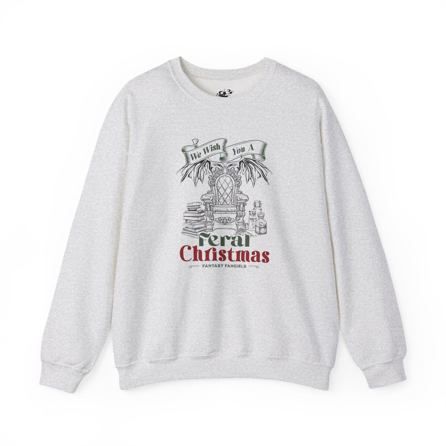 Feral Christmas Unisex Crewneck Sweatshirt