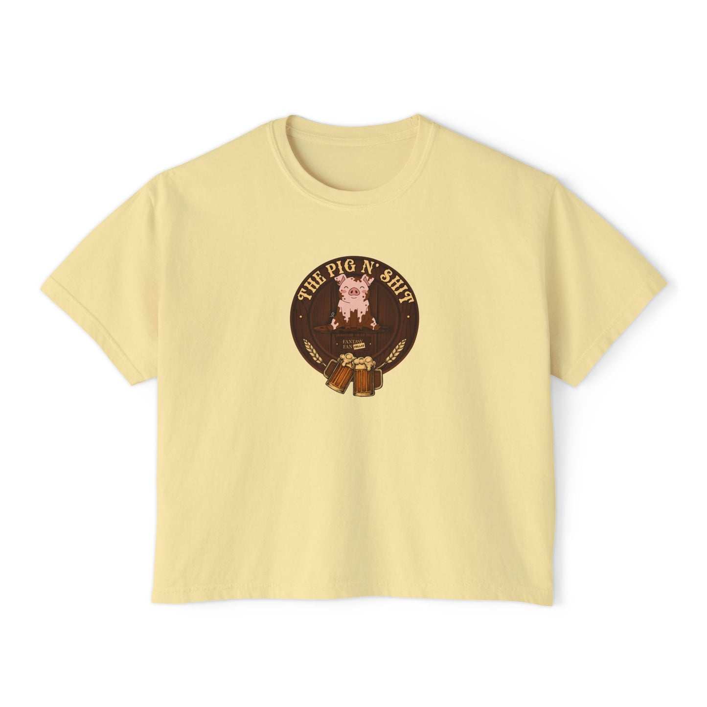 Pig N' Shit | Fantasy FanFellas Women's Crop Top