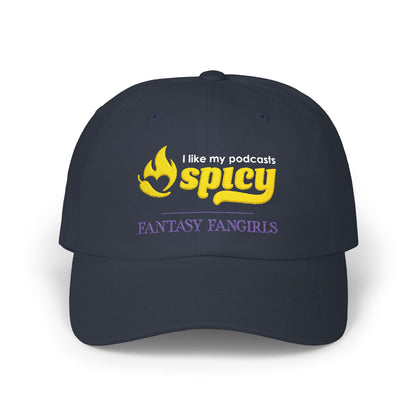 I Like My Podcasts Spicy Embroidered Hat