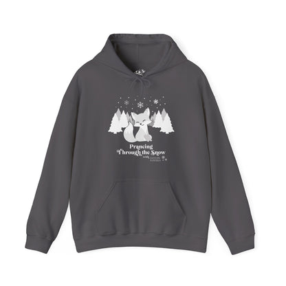 Prancing Through the Snow Unisex Hooded Sweatshirt