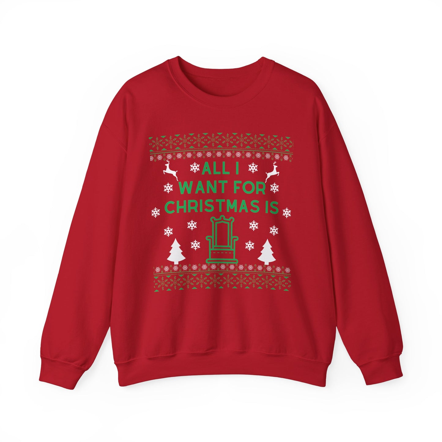 Throne Scene Ugly Holiday Sweater