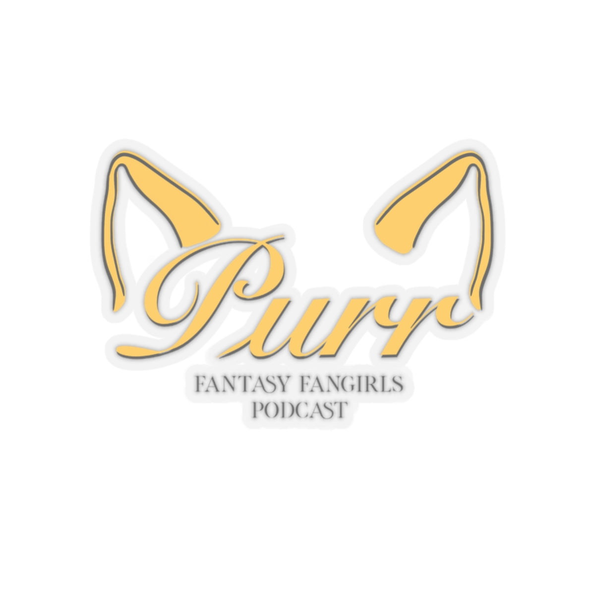 Purr Fantasy Fangirls Sticker