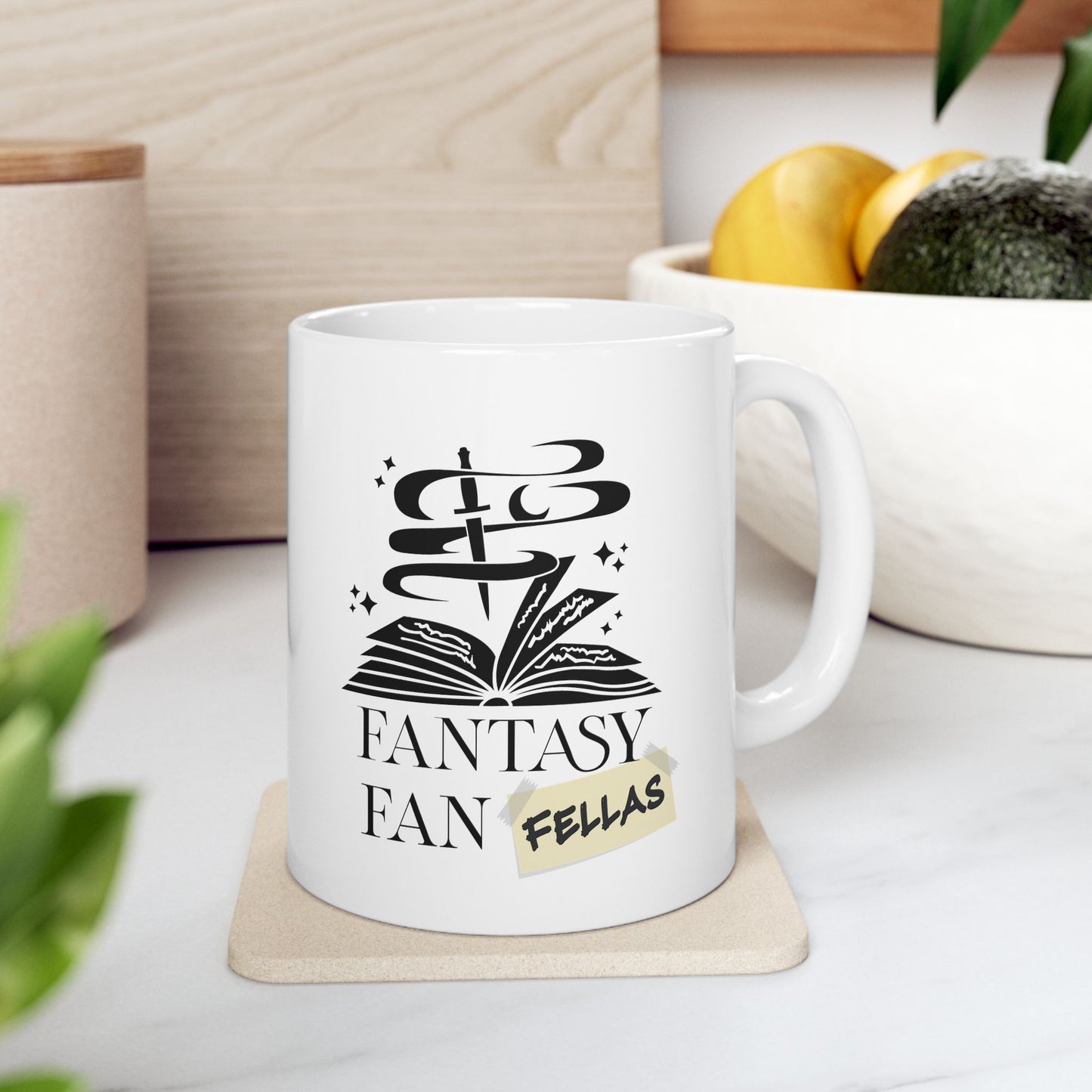 Fantasy FanFellas White Mug