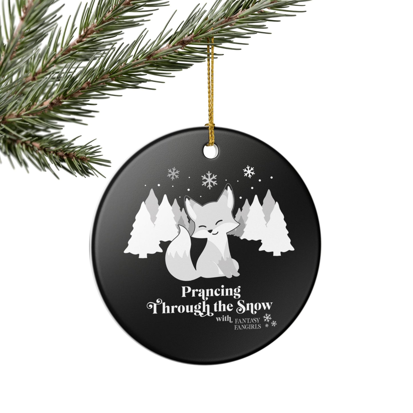 Prancing Through the Snow Ornament