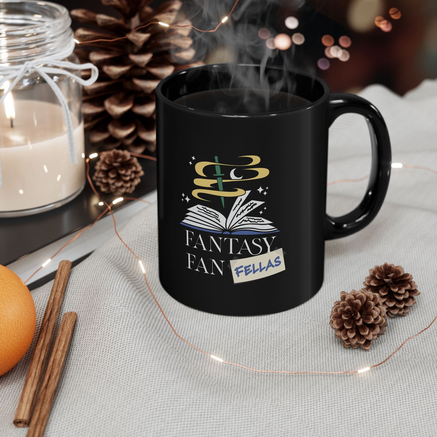 Fantasy FanFellas Black Mug