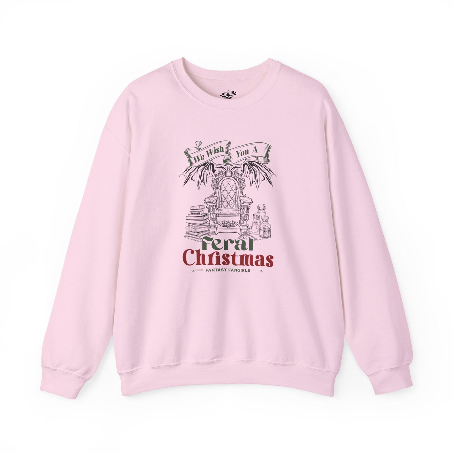 Feral Christmas Unisex Crewneck Sweatshirt