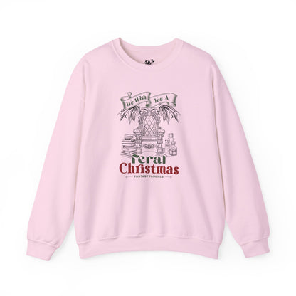 Feral Christmas Unisex Crewneck Sweatshirt