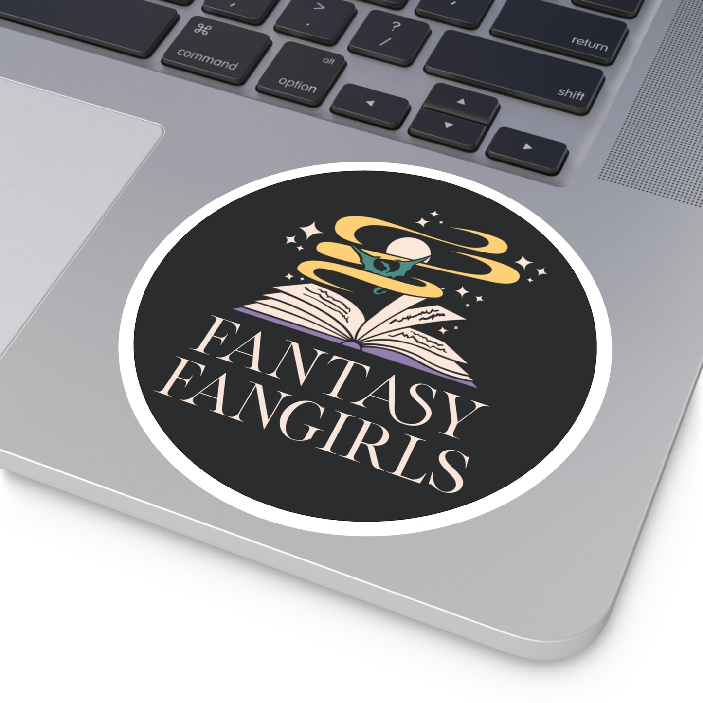 Fantasy Fangirls Round Sticker