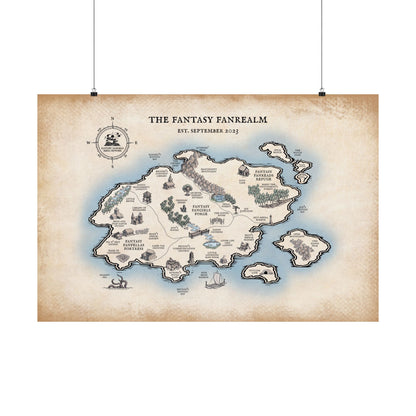 Three Year Anniversary - Map Poster