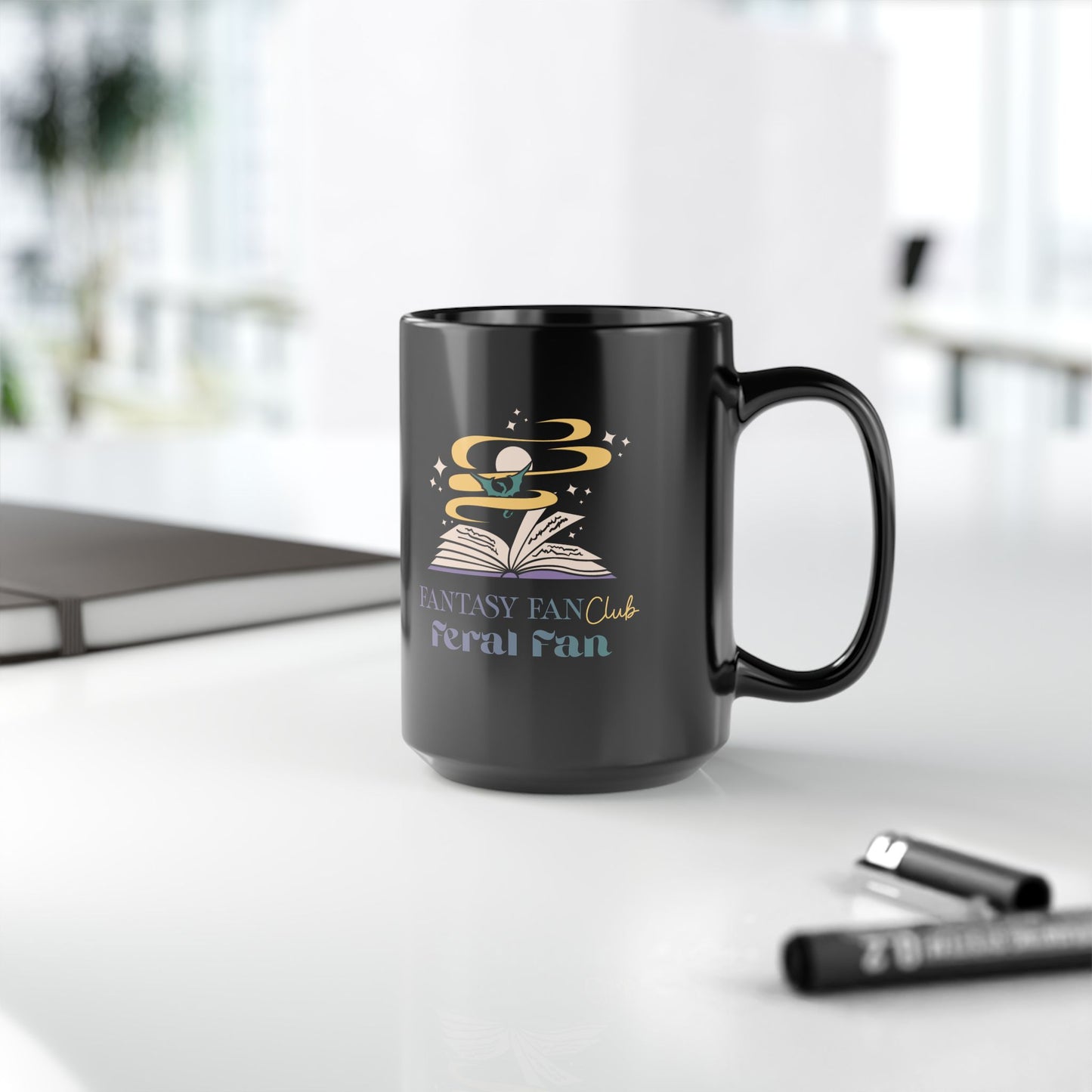 Feral Fan Black Mug (FanClub)