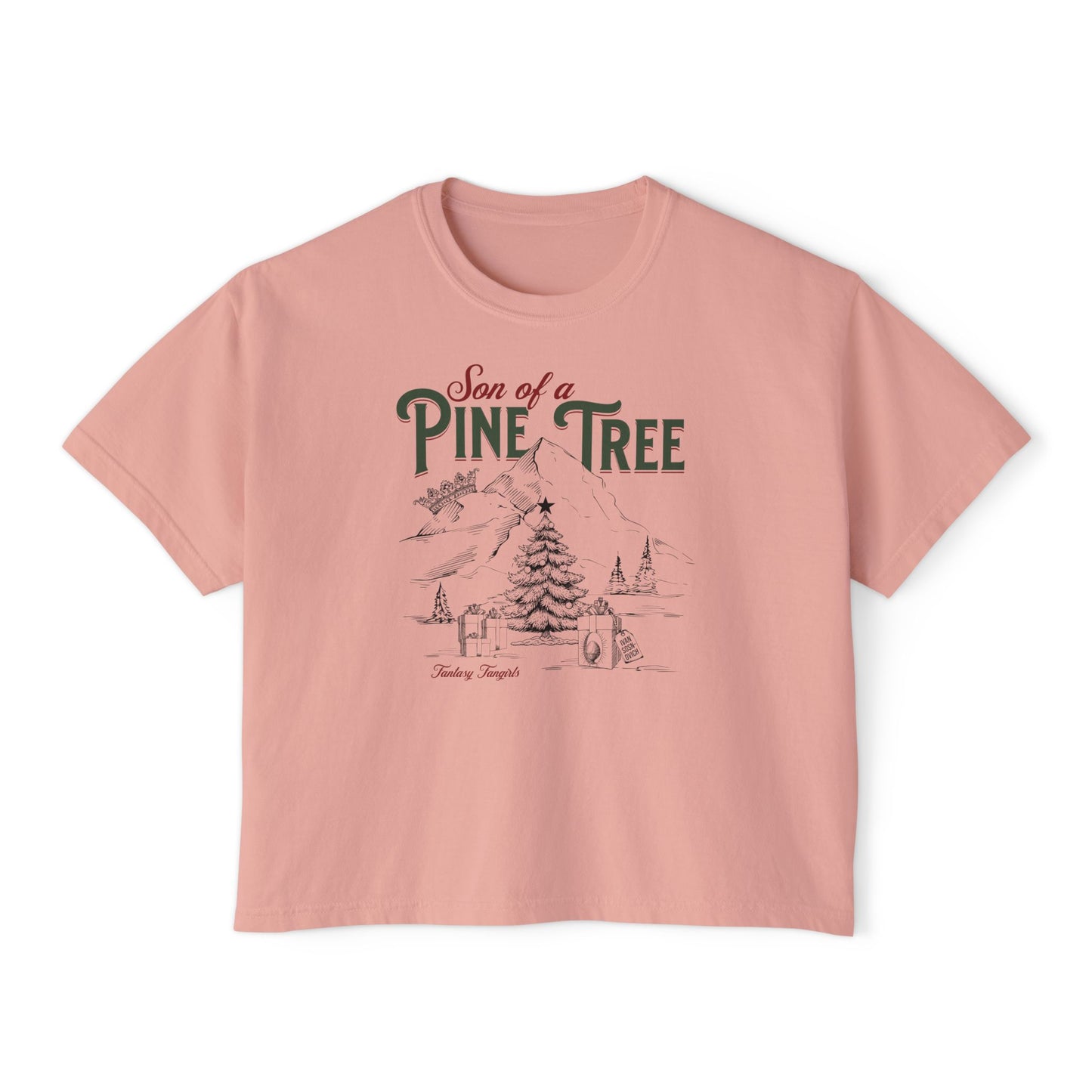 Son of a Pine Tree Sketch Women's Crop Top