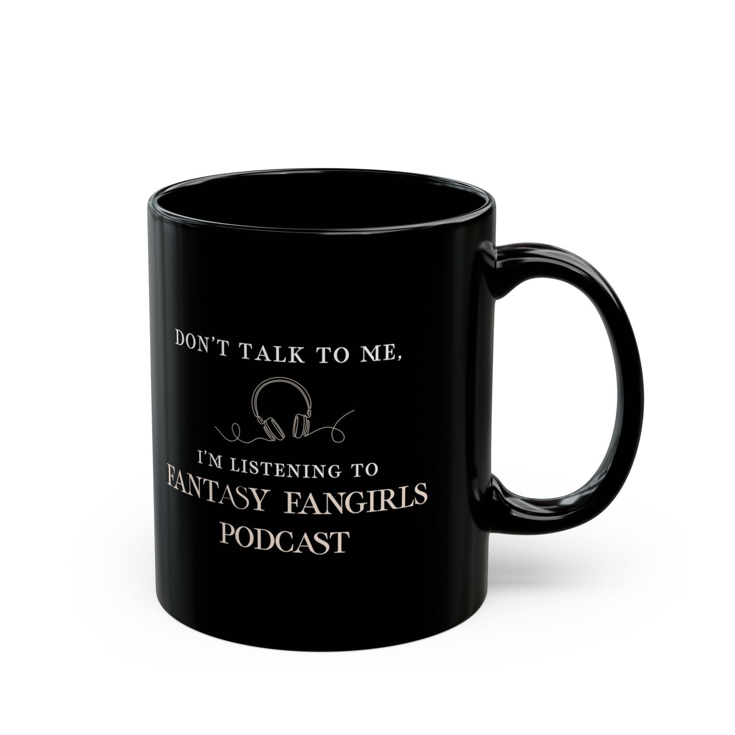 Don't Talk to Me Mug (Black)