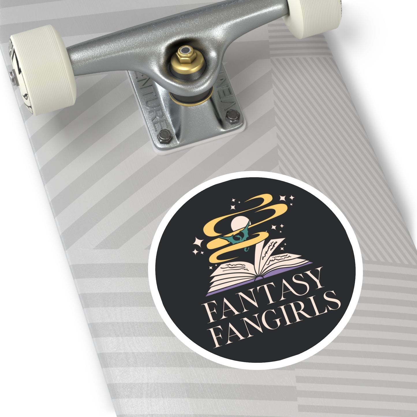 Fantasy Fangirls Round Sticker