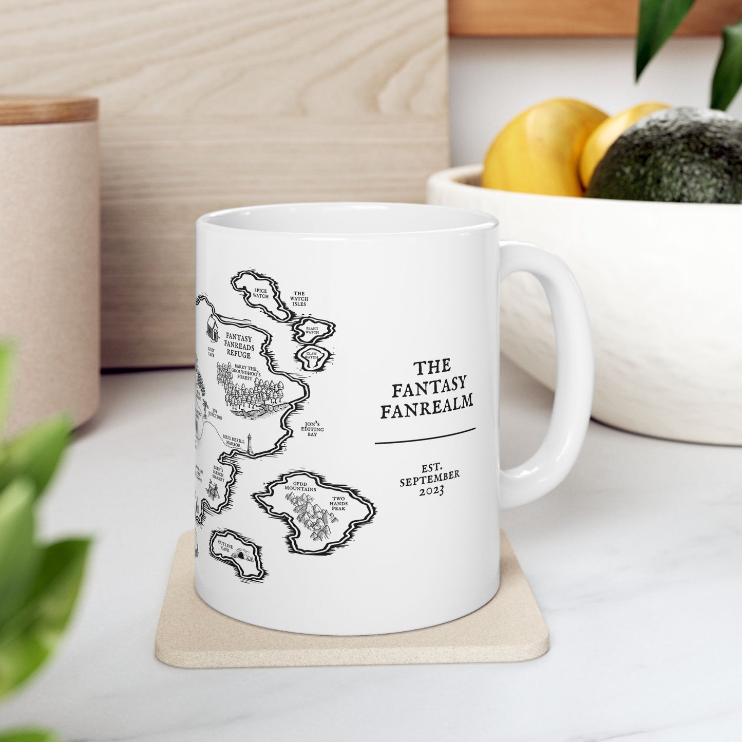 Three Year Anniversary - Map Mug