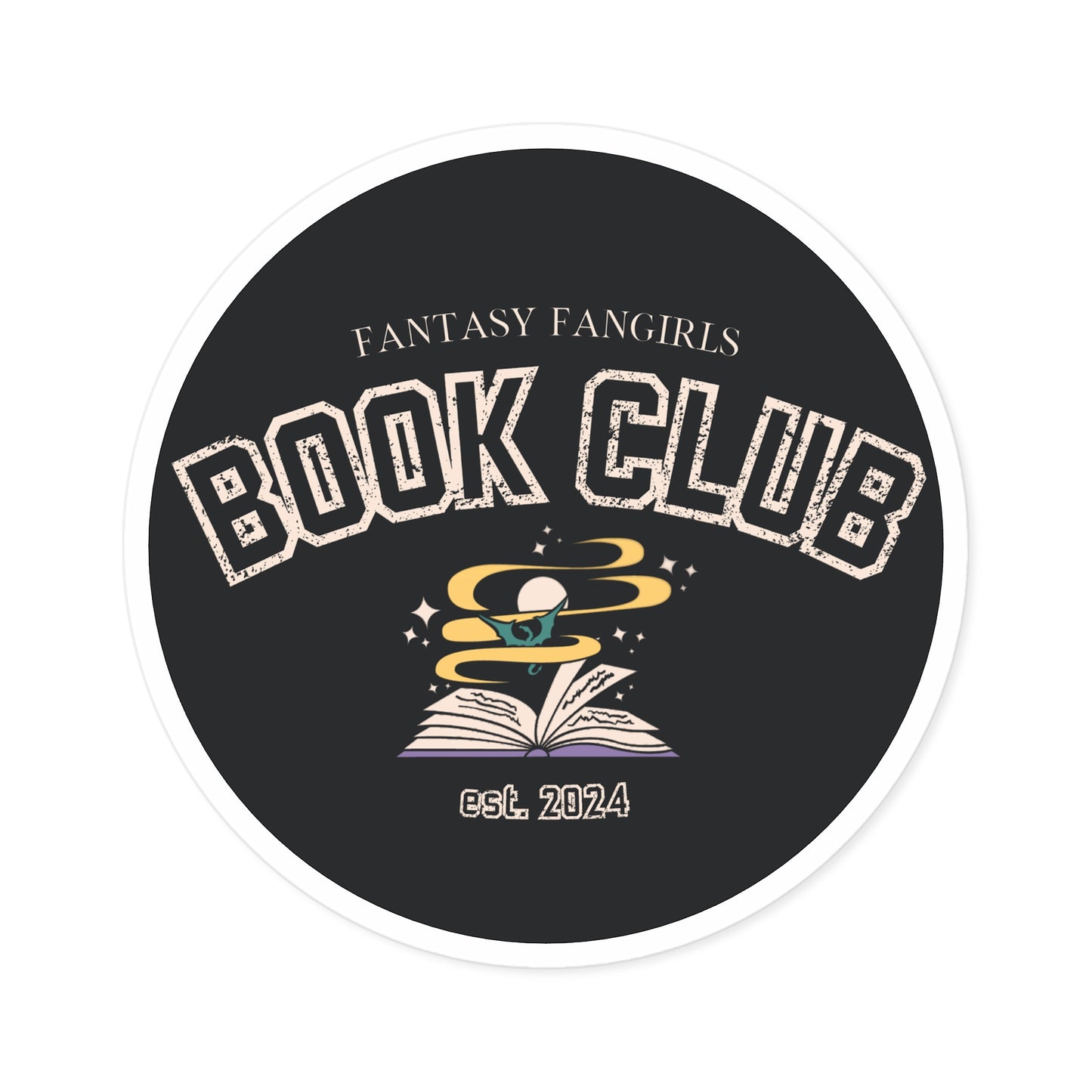 FFG Book Club Round Sticker (Patreon)