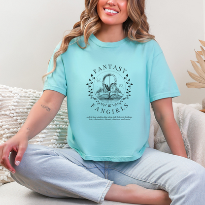 Headphones & Hardcovers Women's Crop Top