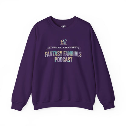 Reading So I Can Listen To FFG Unisex Crewneck Sweatshirt