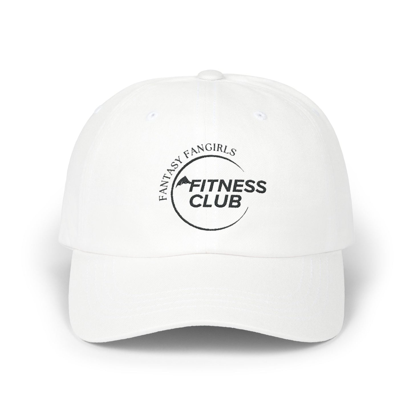 FFG Fitness Club Embroidered Baseball Cap (Patreon) (White, Pink, Light Blue, Tan)