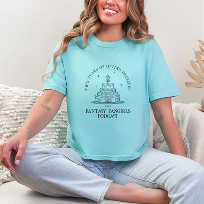 LIMITED TIME: 2 Year Anniversary Birthday Cake Women's Crop Top