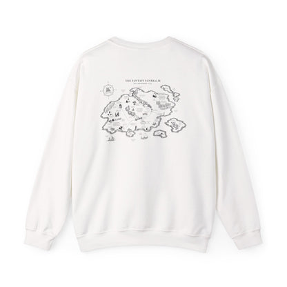 Three Year Anniversary - Map Unisex Crewneck Sweatshirt