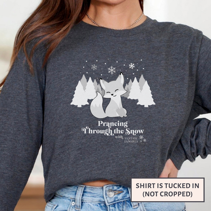 Prancing Through the Snow Unisex Long Sleeve Shirt