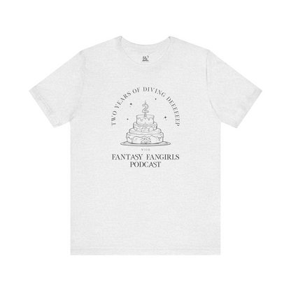 LIMITED TIME: 2 Year Anniversary Birthday Cake Unisex Tee