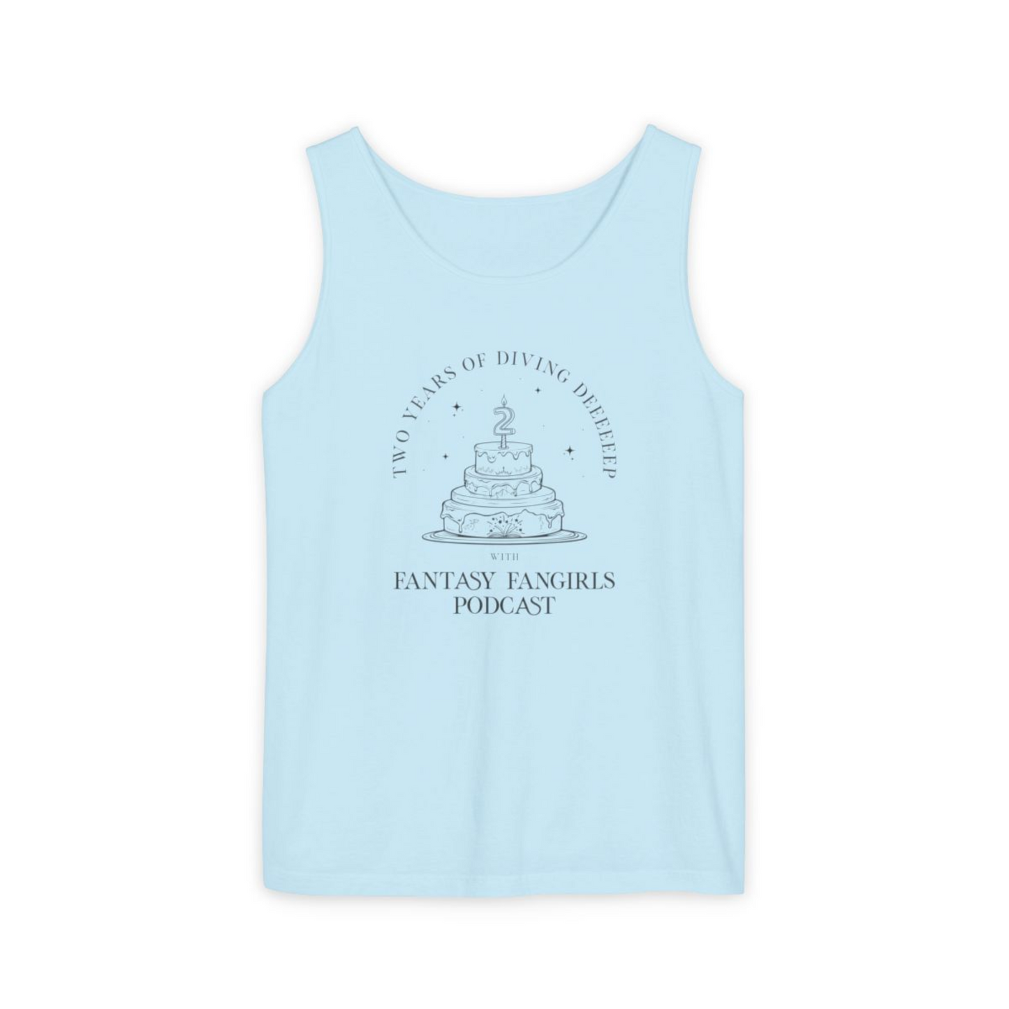 LIMITED TIME: 2 Year Anniversary Birthday Cake Unisex Tank Top