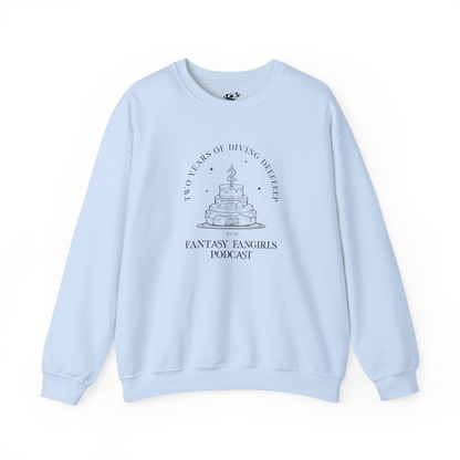 LIMITED TIME: 2 Year Anniversary Birthday Cake Unisex Crewneck Sweatshirt