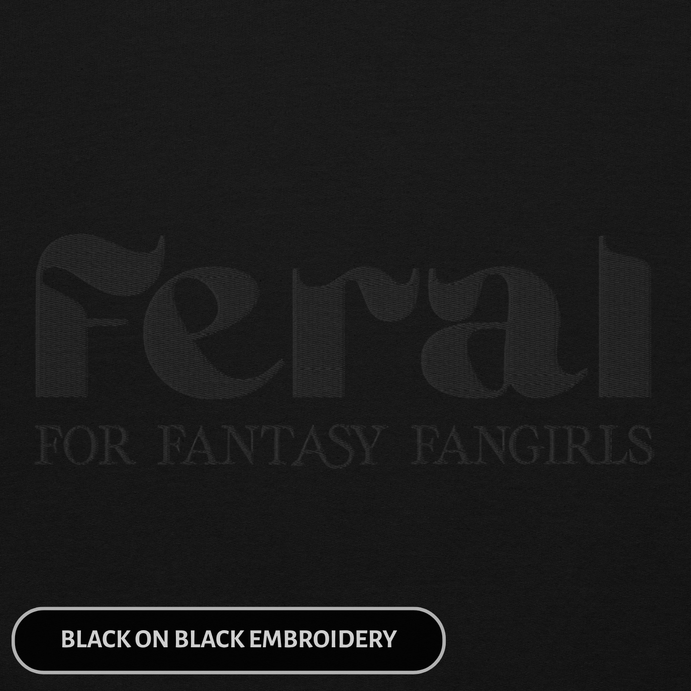 Feral for FFG Embroidered Crewneck Sweatshirt