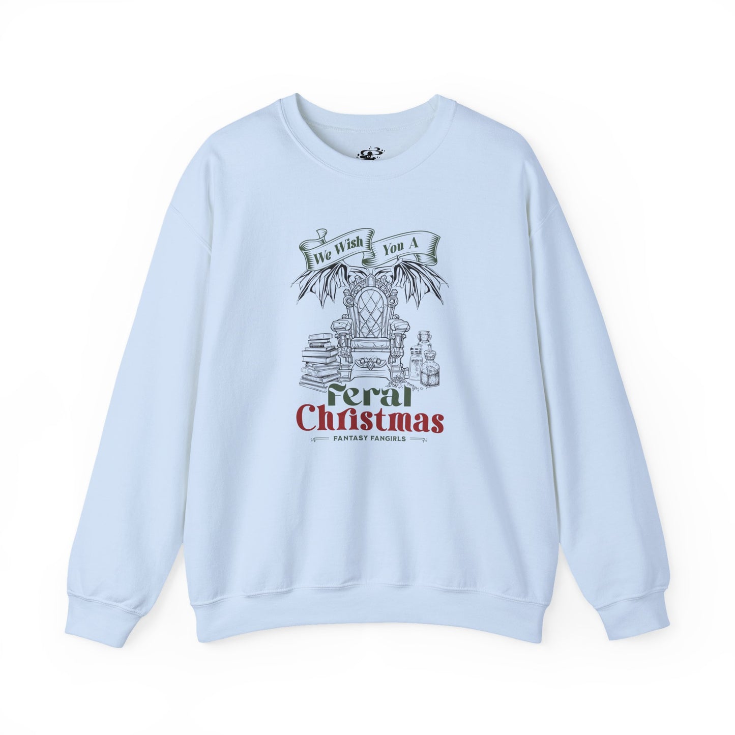 Feral Christmas Unisex Crewneck Sweatshirt