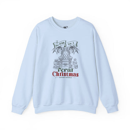 Feral Christmas Unisex Crewneck Sweatshirt