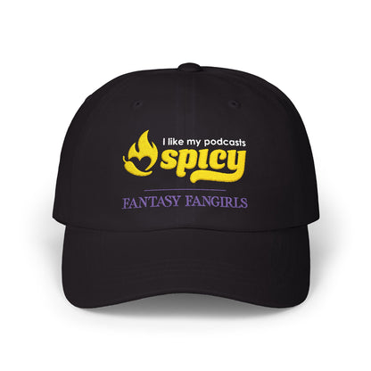 I Like My Podcasts Spicy Embroidered Hat