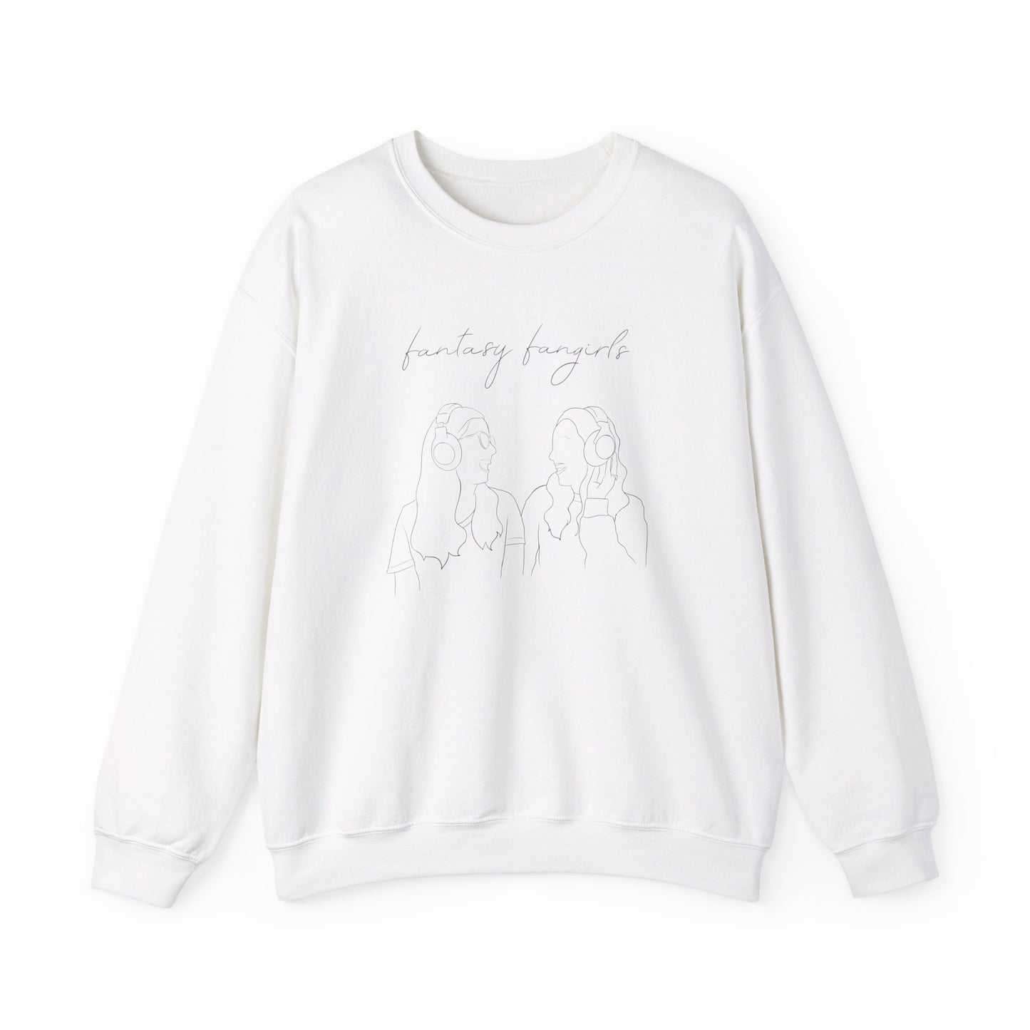 Fantasy Fangirls Minimalist Unisex Crewneck Sweatshirt