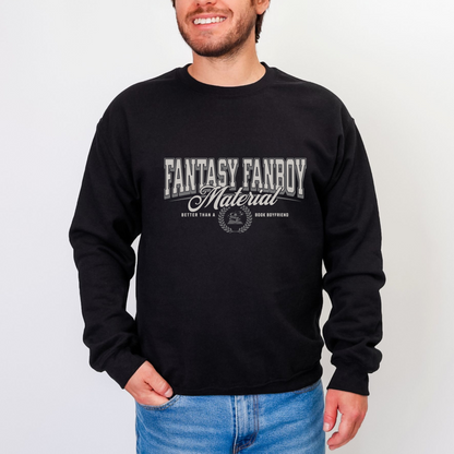 Fantasy Fanboy Material Unisex Crewneck Sweatshirt