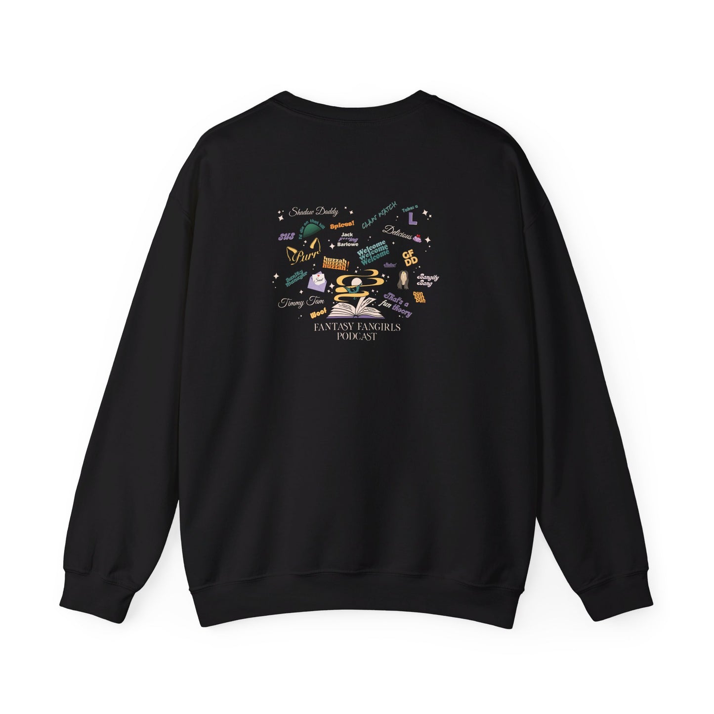 Fantasy Fangirls Collage Unisex Crewneck Sweatshirt