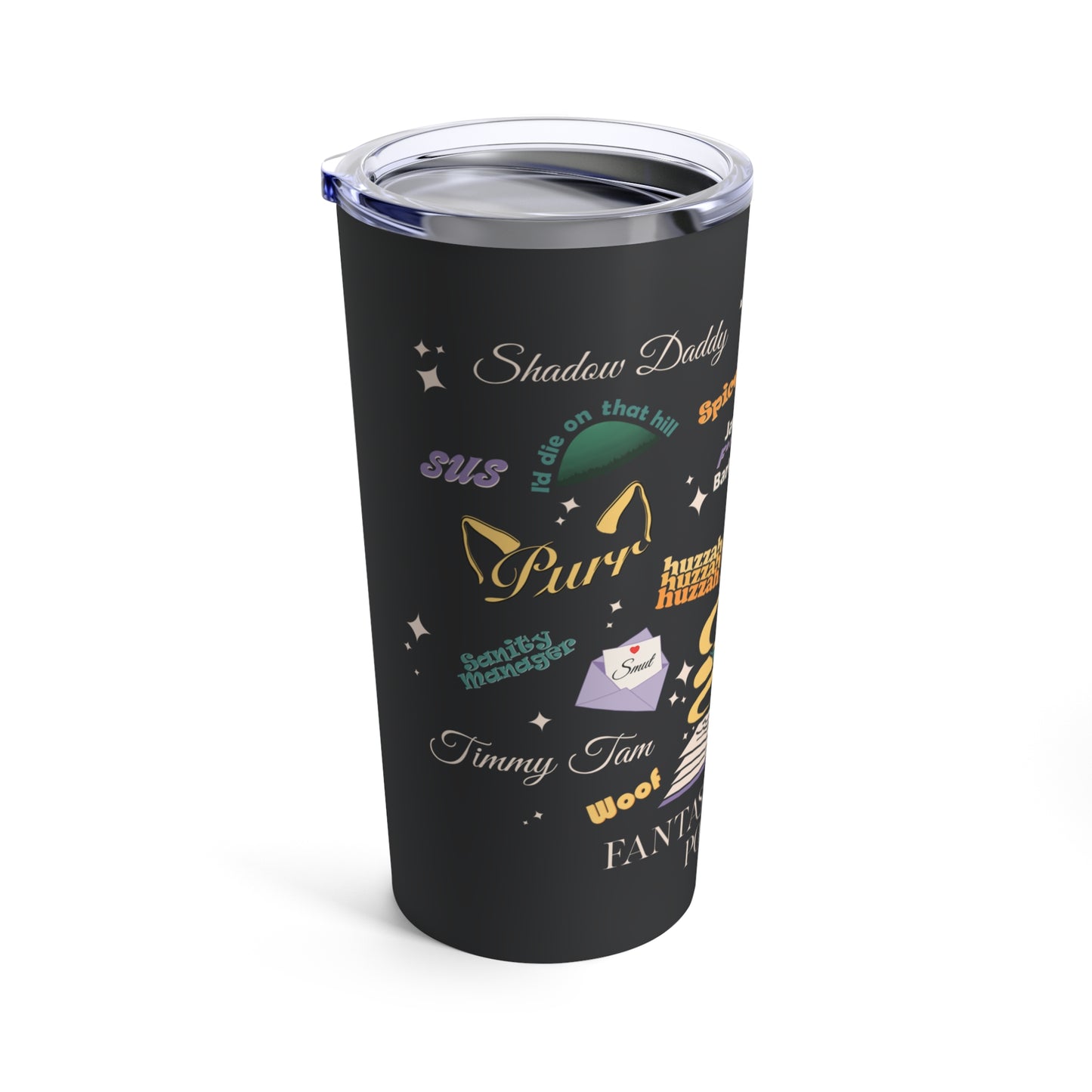 Fantasy Fangirl Collage Tumbler 20oz