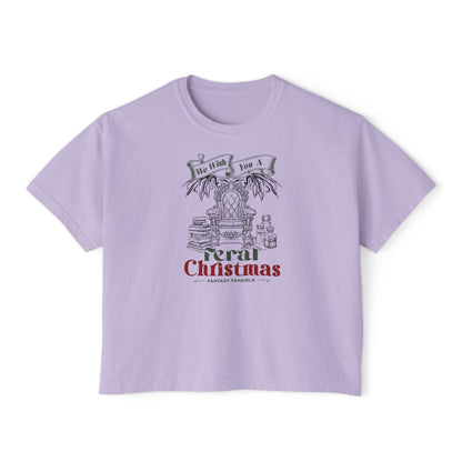 Feral Christmas Women's Crop Top