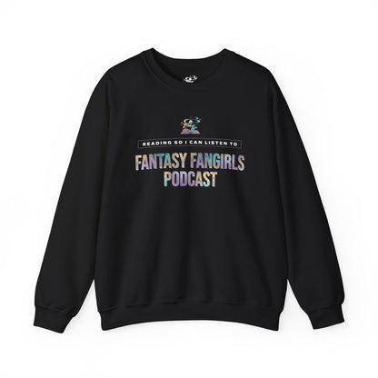 Reading So I Can Listen To FFG Unisex Crewneck Sweatshirt
