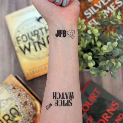 Fantasy Fangirls Temporary Tattoo Sheet